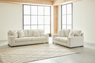 Maggie Sofa and Loveseat, Birch, rollover