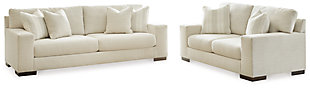 Maggie Sofa and Loveseat, Birch, large