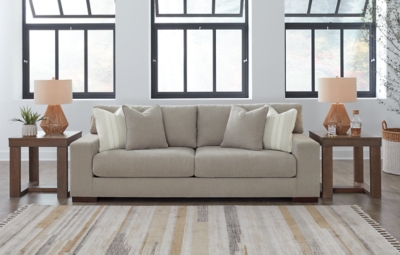 Maggie Sofa, Flax, rollover