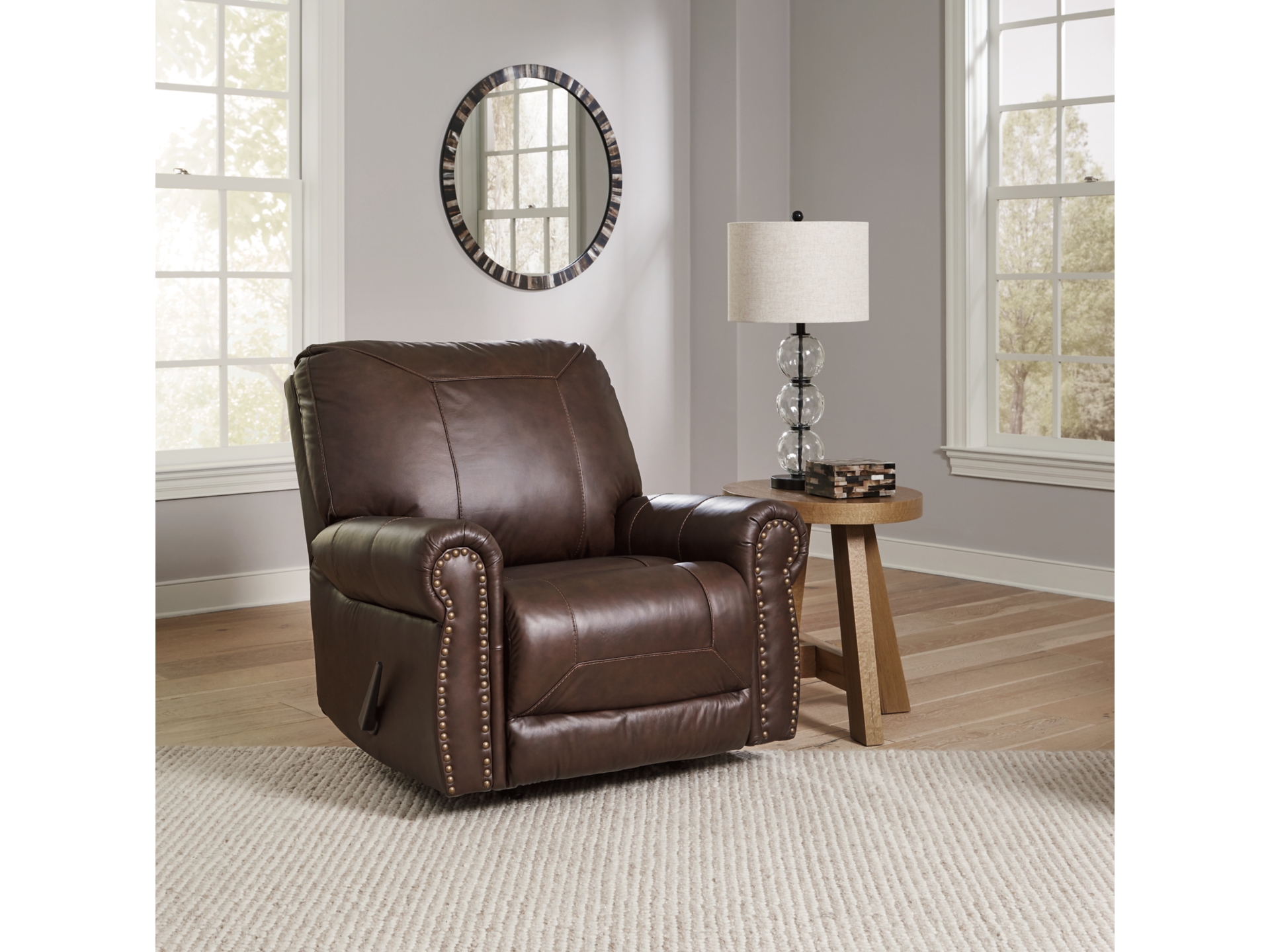 Image 1 of Colleton Manual Leather Recliner