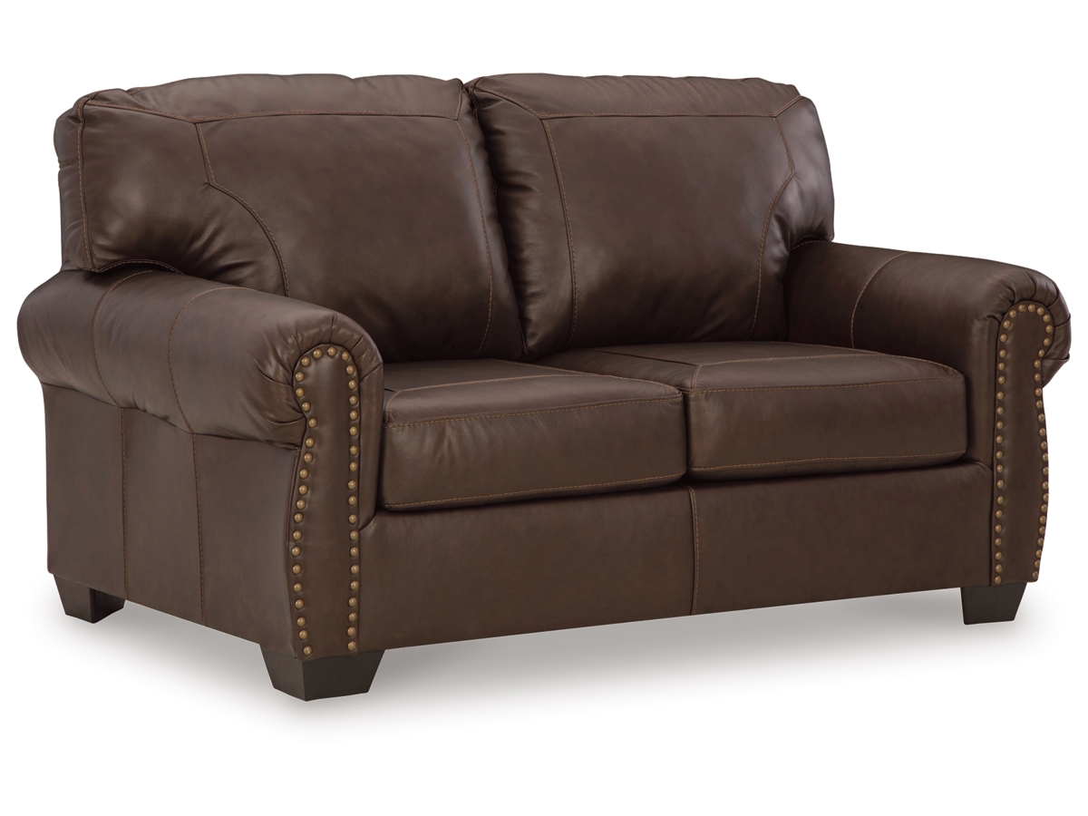 Colleton Leather Loveseat | Ashley