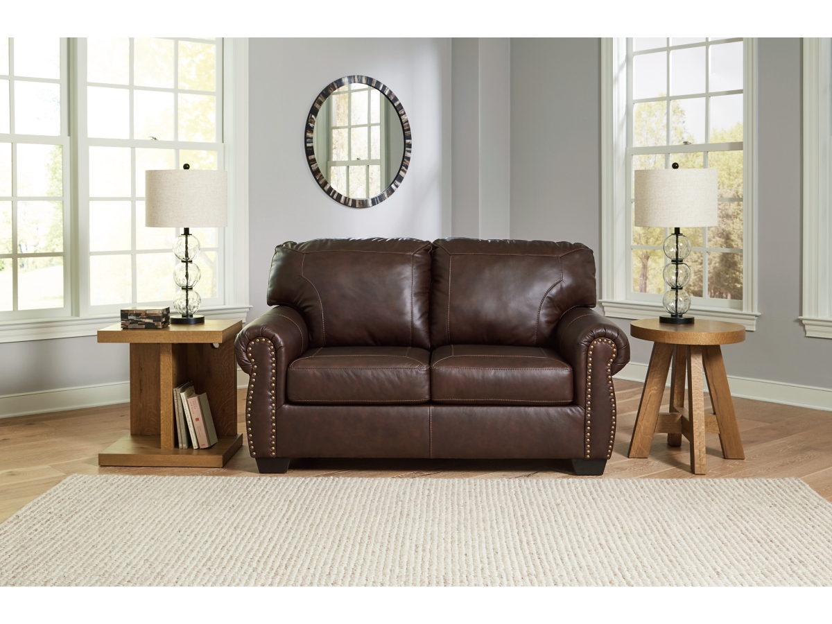 Colleton Leather Loveseat | Ashley