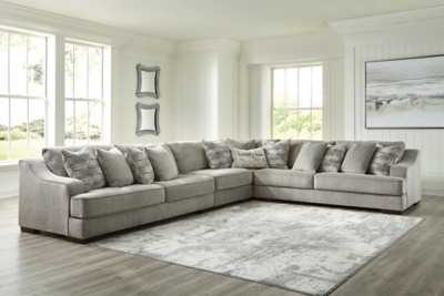 APK-52304-S4 Bayless 4-Piece Sectional, Smoke sku APK-52304-S4