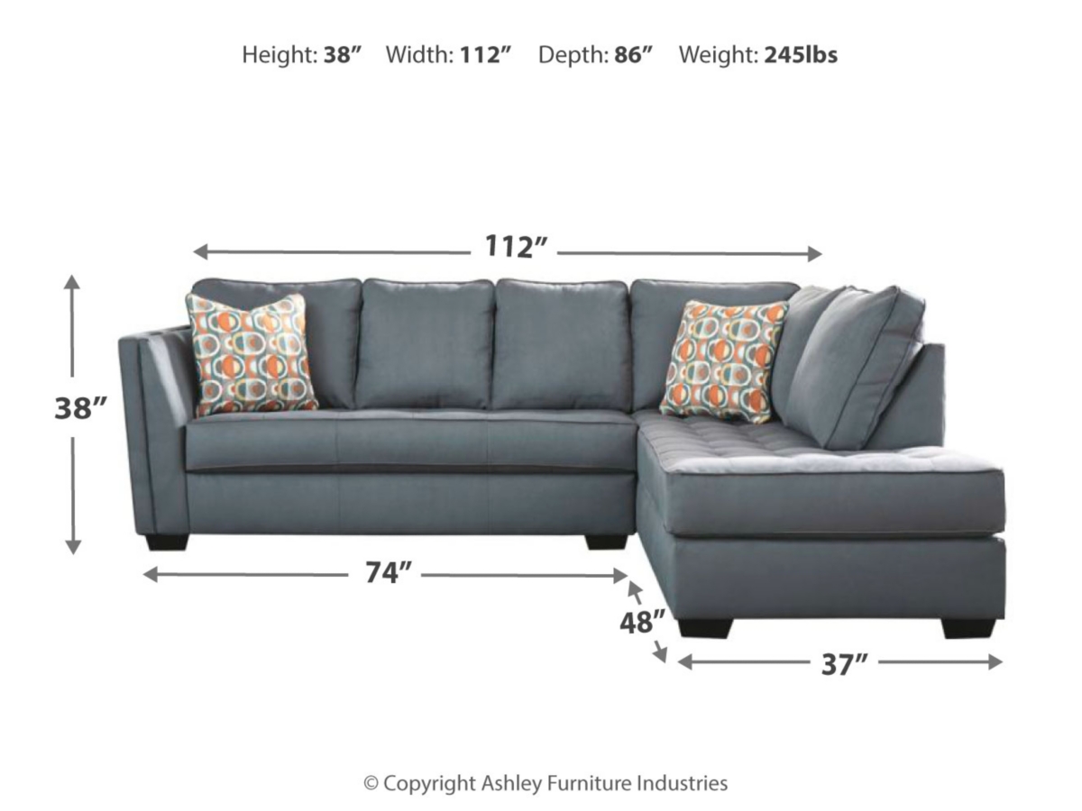 Filone 2 Piece Sectional with Chaise Ashley