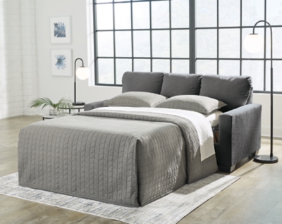 Rannis Full Sofa Sleeper, Pewter, rollover