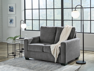 Rannis Twin Sofa Sleeper, Pewter