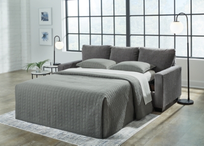 Rannis Queen Sofa Sleeper, Pewter, rollover