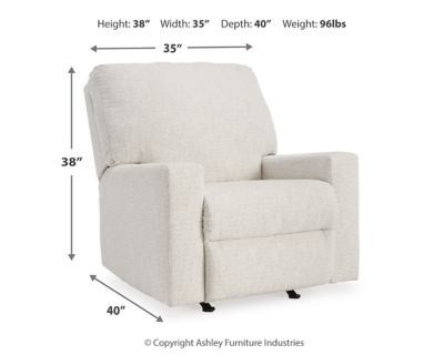 Rannis Recliner Dimensions