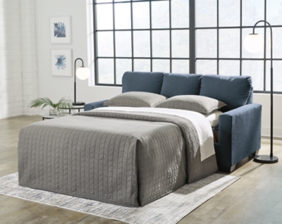 Rannis Full Sofa Sleeper, Navy, rollover