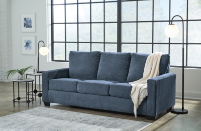 Rannis Queen Sofa Sleeper, Navy, large