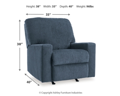 Rannis Recliner Dimensions