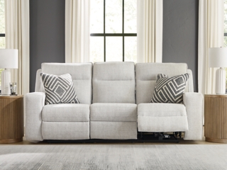 Jasperson Next-Gen Nuvella™ Performance Fabric Dual Power Reclining Sofa