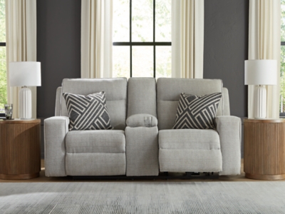 Jasperson Power Reclining Loveseat with Console, , rollover