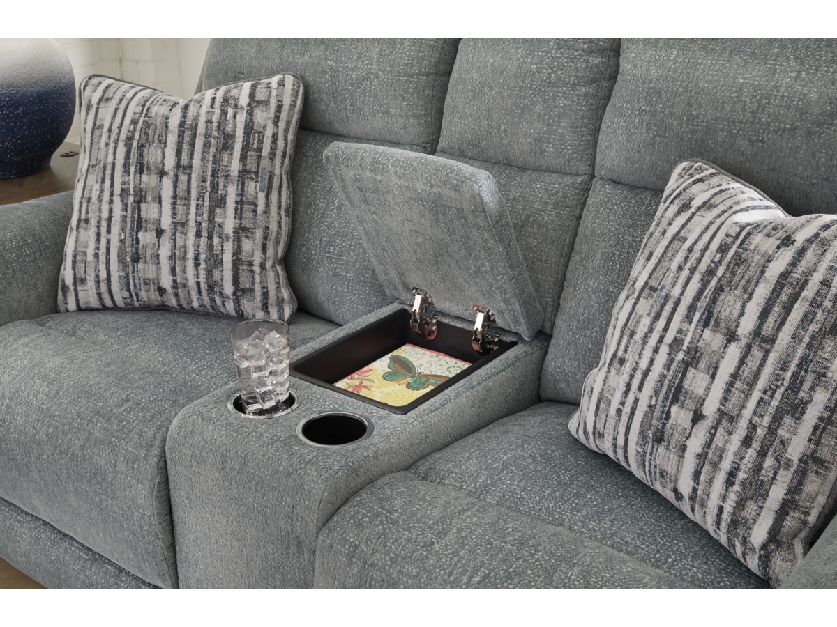 Overflow Next-Gen Nuvella™ Performance Fabric Dual Power Reclining