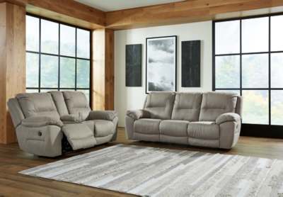 Next-Gen Gaucho Manual Reclining Sofa and Loveseat, Putty