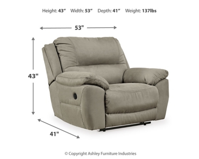 Next-Gen Gaucho Oversized Recliner, Putty, large