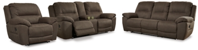 Next-Gen Gaucho Sofa, Loveseat and Recliner, Espresso