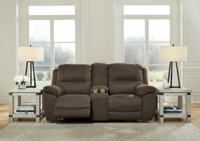 Next-Gen Gaucho Reclining Loveseat with Console, , large