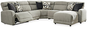Colleyville 5-Piece Power Reclining Sectional with Chaise, , large