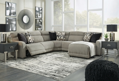 Sectional sofa with online reclining seats