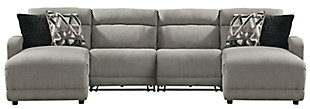 Colleyville 4-Piece Power Reclining Sectional with Chaise, , large