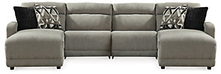 Colleyville 4-Piece Power Reclining Sectional with Chaise, , large