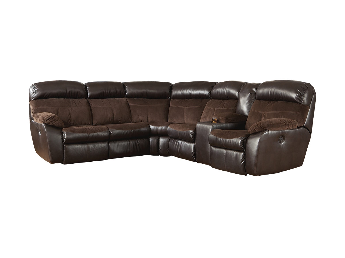 Berneen 2 Piece Reclining Sectional Non Power Ashley