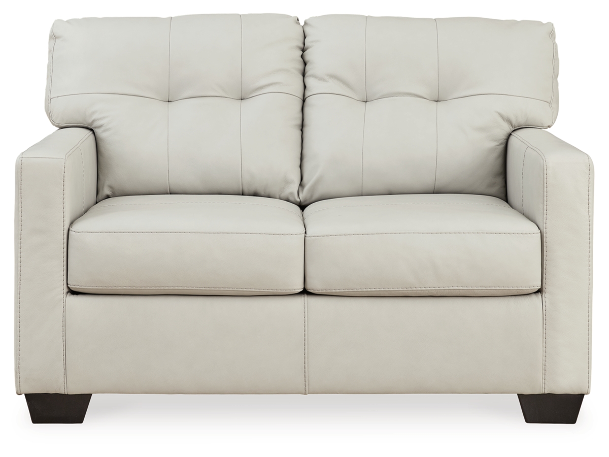Belziani Leather Loveseat | Ashley