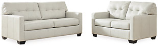 Belziani Sofa and Loveseat, Coconut, large