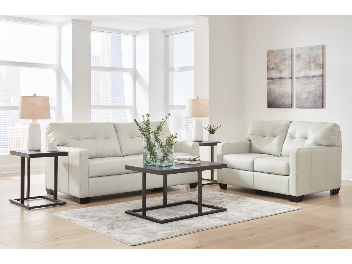 Belziani Leather Sofa and Loveseat | Ashley