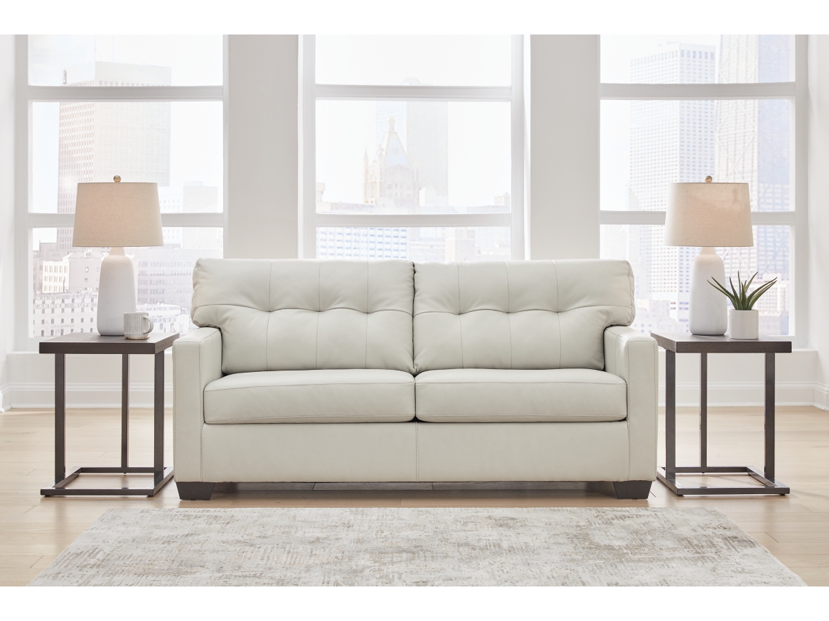 Gray leather sofa 2024 ashley furniture