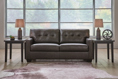 5470638 Belziani Leather Sofa Leather, Storm sku 5470638