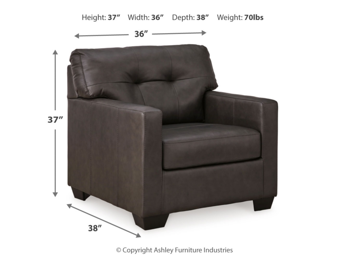 Brindon charcoal chair hotsell