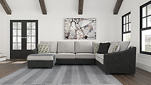 Bilgray 3-Piece Sectional, Pewter, rollover