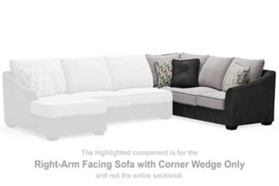 Bilgray Right-Arm Facing Sofa with Corner Wedge