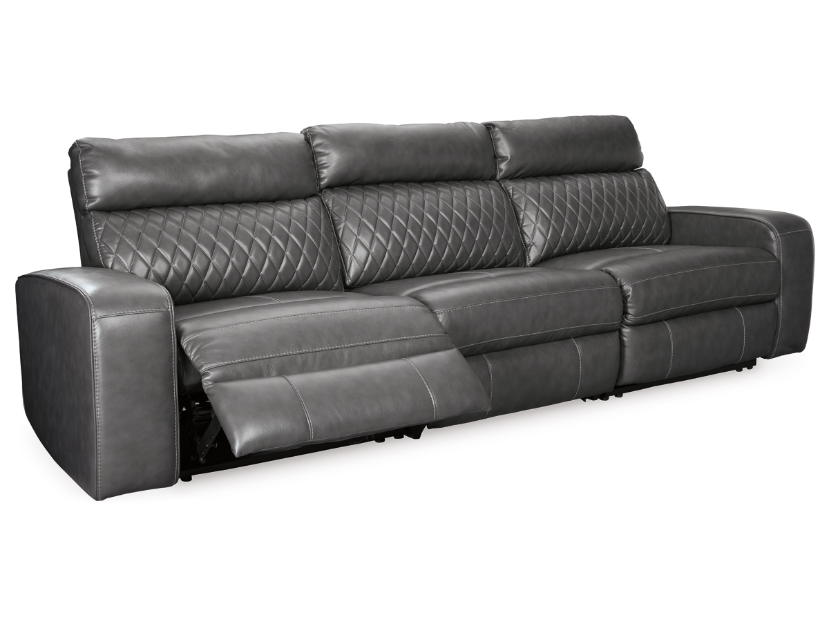 Samperstone 3 Piece Power Reclining Modular Sofa Ashley