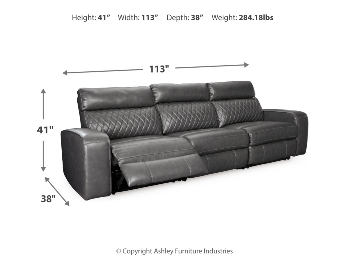 Samperstone 3-Piece Power Reclining Modular Sofa | Ashley