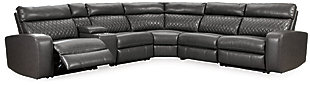 Samperstone 6-Piece Power Reclining Sectional, , large