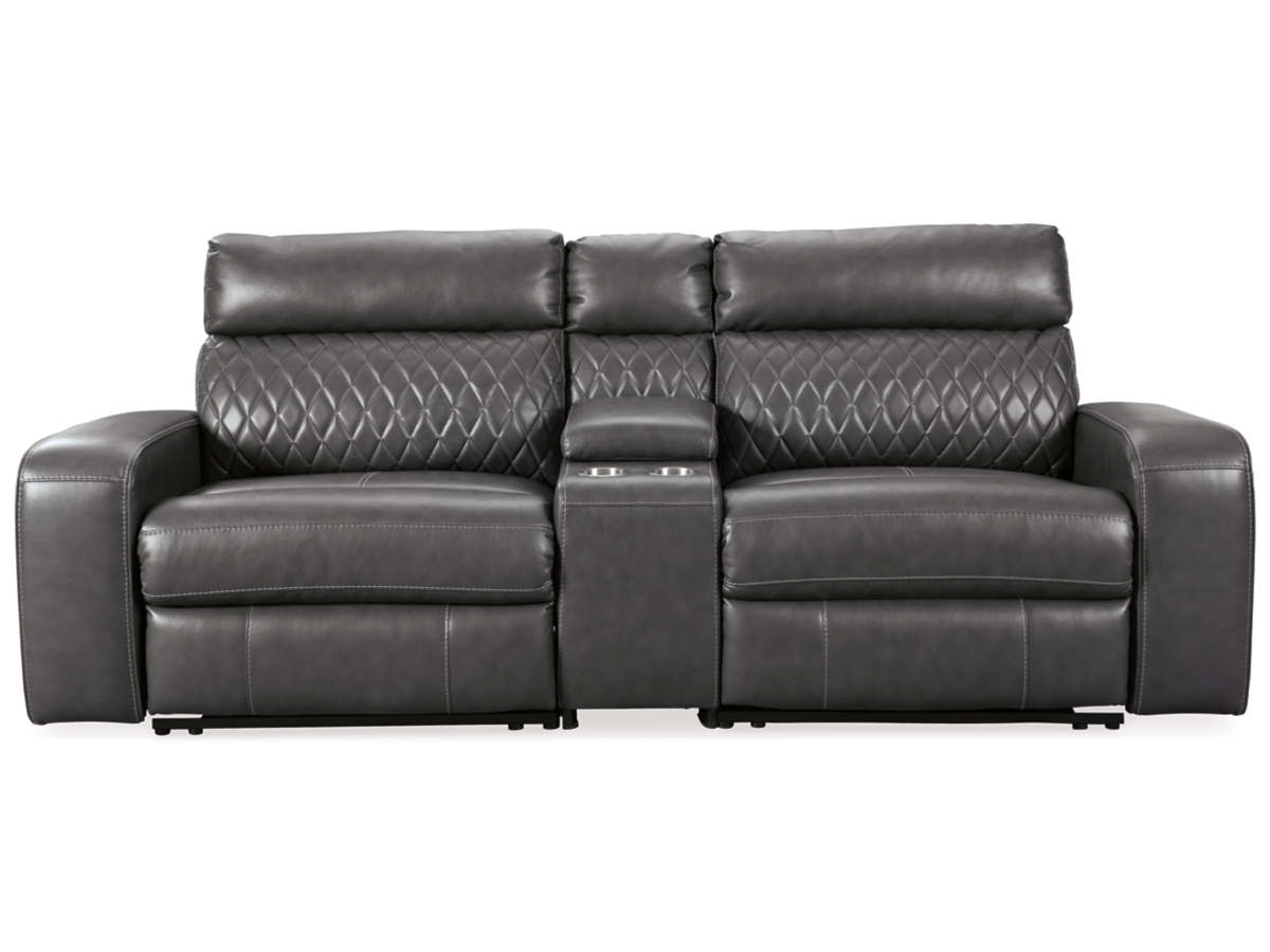Samperstone 3-Piece Power Reclining Modular Loveseat | Ashley