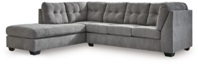 Marleton 2-Piece Sectional with Chaise, Gray, large