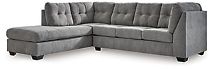 Marleton 2-Piece Sleeper Sectional with Chaise, Gray, large