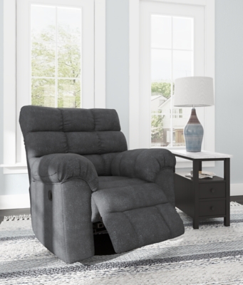 Wilhurst Manual Swivel Rocker Recliner Ashley