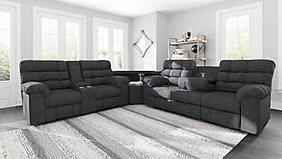 Wilhurst 3-Piece Reclining Sectional, , rollover