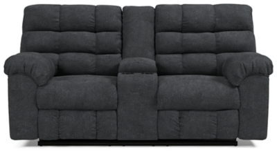Wilhurst Reclining Loveseat with Console