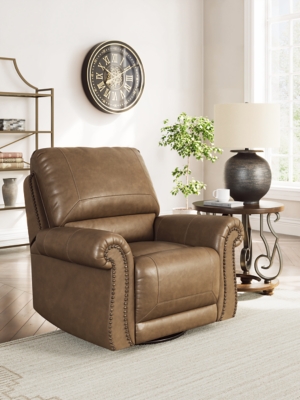 Shadsburne Swivel Glider Recliner, , rollover