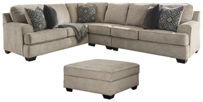 Bovarian 3-Piece Sectional with Ottoman, , large
