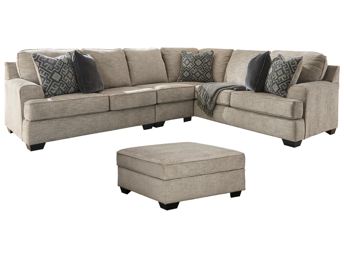 Bovarian 3 Piece Sectional with Ottoman Ashley