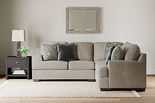 Bovarian 2-Piece Sectional, Stone, rollover