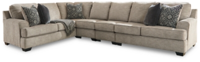 Bovarian 4-Piece Sectional, Stone