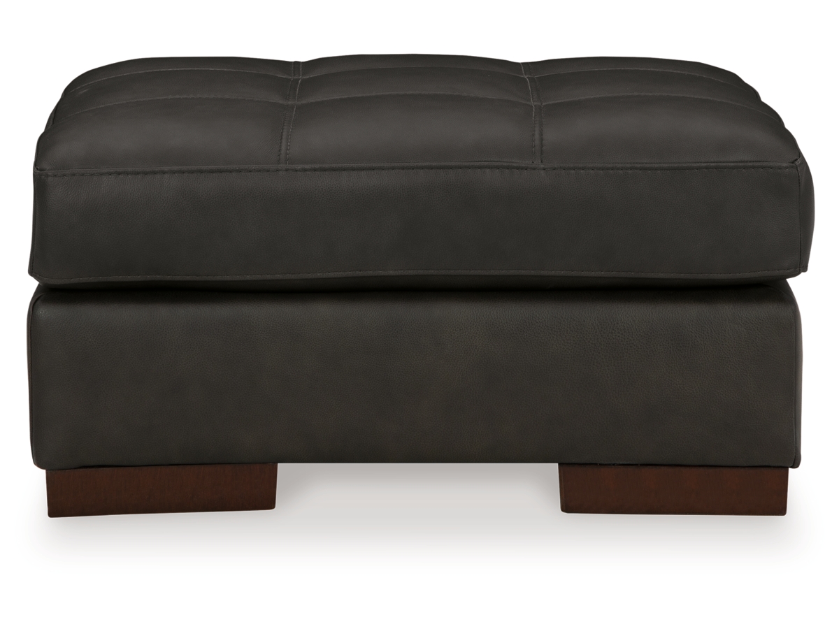 アシュレイ　オットマン Luigi Leather Ottoman | Ashley